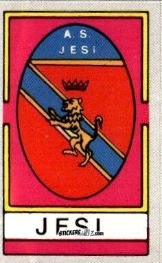 Sticker Scudetto Jesi - Calcio Flash 1986 n. SC120 - Edizioni Flash