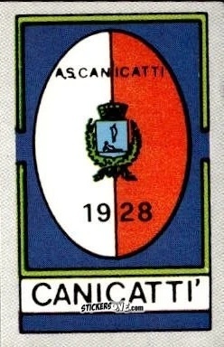 Sticker Scudetto Canicatti'