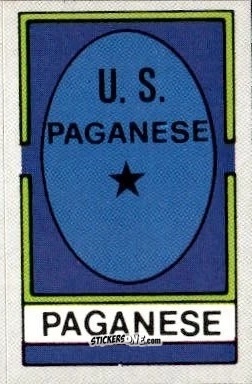 Sticker Scudetto Paganese - Calcio Flash 1986 n. SC139 - Edizioni Flash
