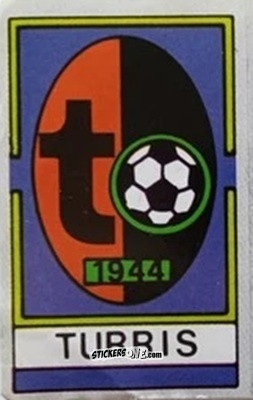 Figurina Scudetto Turris - Calcio Flash 1986 n. SC145 - Edizioni Flash