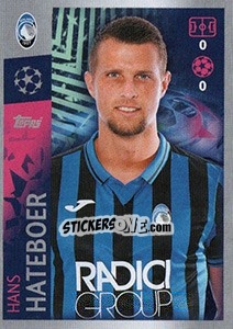 Sticker Hans Hateboer - UEFA Champions League 2019-2020 n. 8 - Topps