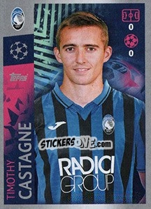 Sticker Timothy Castagne - UEFA Champions League 2019-2020 - Topps