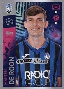 Sticker Marten de Roon - UEFA Champions League 2019-2020 n. 17 - Topps