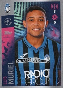 Sticker Luis Muriel - UEFA Champions League 2019-2020 n. 20 - Topps
