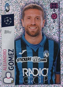 Sticker Alejandro Gómez - UEFA Champions League 2019-2020 n. 21 - Topps