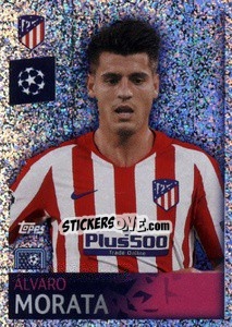 Sticker Alvaro Morata - Top Scorer - UEFA Champions League 2019-2020 n. 25 - Topps