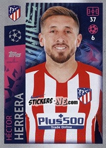 Sticker Hector Herrera - UEFA Champions League 2019-2020 n. 32 - Topps