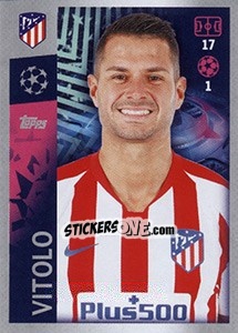 Sticker Vitolo - UEFA Champions League 2019-2020 n. 35 - Topps