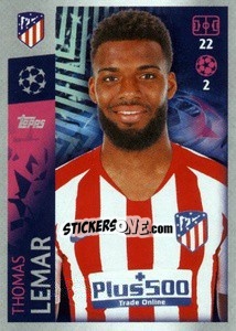 Sticker Thomas Lemar - UEFA Champions League 2019-2020 n. 36 - Topps