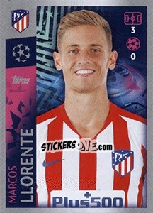 Sticker Marcos Llorente - UEFA Champions League 2019-2020 n. 37 - Topps