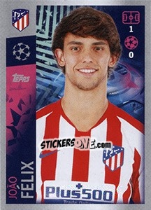 Sticker Joao Félix - UEFA Champions League 2019-2020 n. 40 - Topps