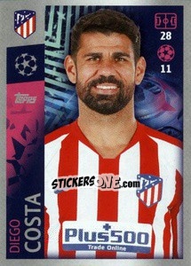 Sticker Diego Costa - UEFA Champions League 2019-2020 n. 41 - Topps