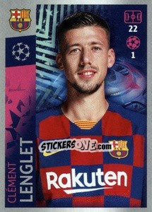 Sticker Clément Lenglet - UEFA Champions League 2019-2020 n. 46 - Topps