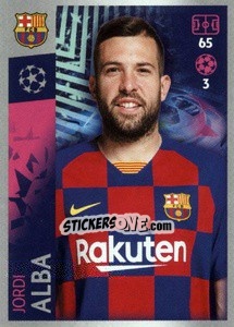 Sticker Jordi Alba - UEFA Champions League 2019-2020 n. 49 - Topps