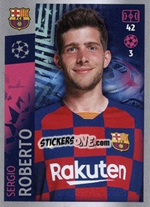Sticker Sergi Roberto - UEFA Champions League 2019-2020 n. 50 - Topps