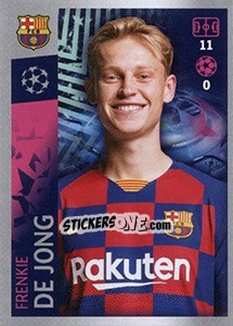 Cromo Frenkie de Jong - UEFA Champions League 2019-2020 - Topps