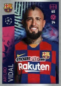 Sticker Arturo Vidal - UEFA Champions League 2019-2020 n. 52 - Topps