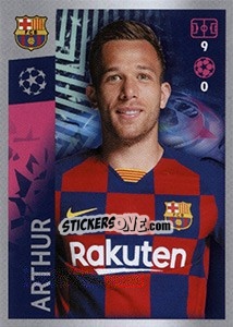Sticker Arthur - UEFA Champions League 2019-2020 n. 54 - Topps