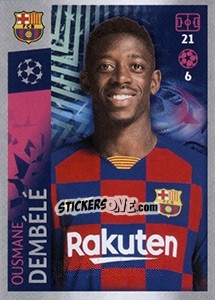 Sticker Ousmane Dembélé - UEFA Champions League 2019-2020 - Topps