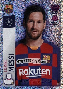 Sticker Lionel Messi - UEFA Champions League 2019-2020 n. 59 - Topps