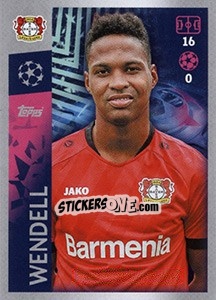 Sticker Wendell - UEFA Champions League 2019-2020 n. 67 - Topps