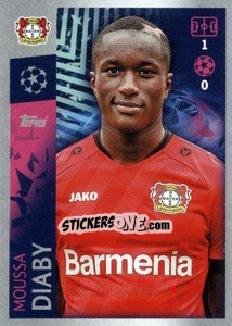 Sticker Moussa Diaby - UEFA Champions League 2019-2020 n. 73 - Topps