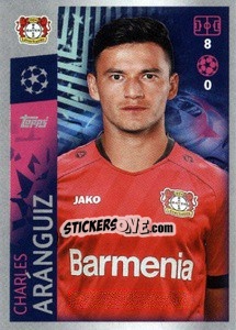 Sticker Charles Aránguiz - UEFA Champions League 2019-2020 n. 76 - Topps