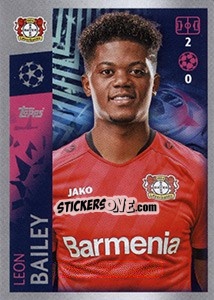 Sticker Leon Bailey - UEFA Champions League 2019-2020 n. 78 - Topps