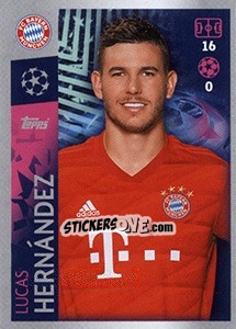 Sticker Lucas Hernandez - UEFA Champions League 2019-2020 n. 87 - Topps