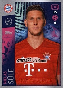 Sticker Niklas Süle - UEFA Champions League 2019-2020 n. 88 - Topps