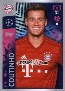 Sticker Philippe Coutinho - UEFA Champions League 2019-2020 - Topps