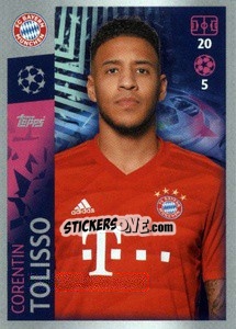 Sticker Corentin Tolisso - UEFA Champions League 2019-2020 n. 92 - Topps