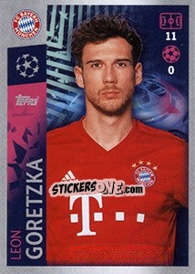 Sticker Leon Goretzka - UEFA Champions League 2019-2020 n. 93 - Topps