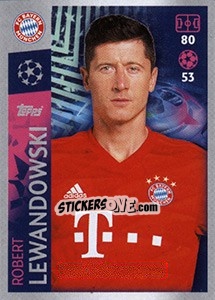 Sticker Robert Lewandowski - UEFA Champions League 2019-2020 - Topps