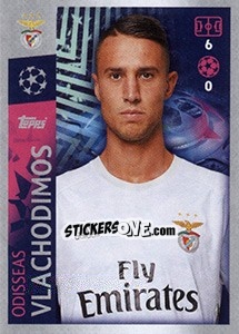 Sticker Odisseas Vlachodimos - UEFA Champions League 2019-2020 - Topps