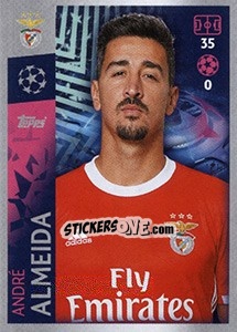 Sticker André Almeida - UEFA Champions League 2019-2020 n. 103 - Topps