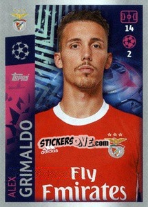 Sticker Alex Grimaldo - UEFA Champions League 2019-2020 n. 105 - Topps