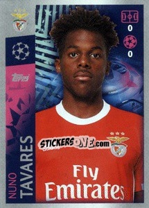 Sticker Nuno Tavares - UEFA Champions League 2019-2020 n. 108 - Topps