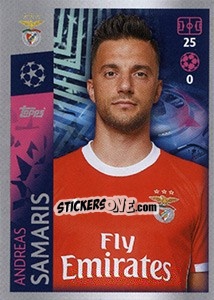 Sticker Andreas Samaris - UEFA Champions League 2019-2020 n. 111 - Topps