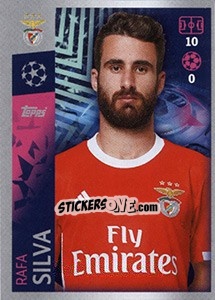 Sticker Rafa Silva - UEFA Champions League 2019-2020 n. 113 - Topps