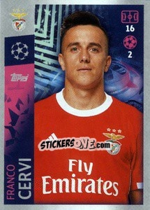 Sticker Franco Cervi - UEFA Champions League 2019-2020 n. 115 - Topps