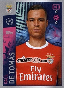 Sticker Raul De Tomas - UEFA Champions League 2019-2020 n. 117 - Topps