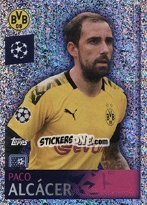 Sticker Paco Alcácer - Top Scorer - UEFA Champions League 2019-2020 n. 120 - Topps