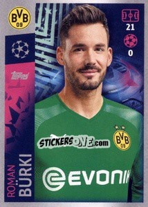Sticker Roman Bürki - UEFA Champions League 2019-2020 - Topps