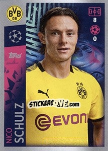 Sticker Nico Schulz - UEFA Champions League 2019-2020 - Topps