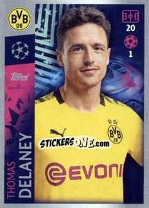 Sticker Thomas Delaney - UEFA Champions League 2019-2020 n. 132 - Topps