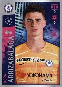 Sticker Kepa Arrizabalaga - UEFA Champions League 2019-2020 n. 140 - Topps