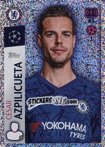 Cromo César Azpilicueta - UEFA Champions League 2019-2020 - Topps