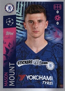 Sticker Mason Mount - UEFA Champions League 2019-2020 n. 144 - Topps
