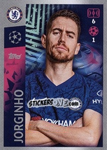 Sticker Jorginho - UEFA Champions League 2019-2020 n. 145 - Topps